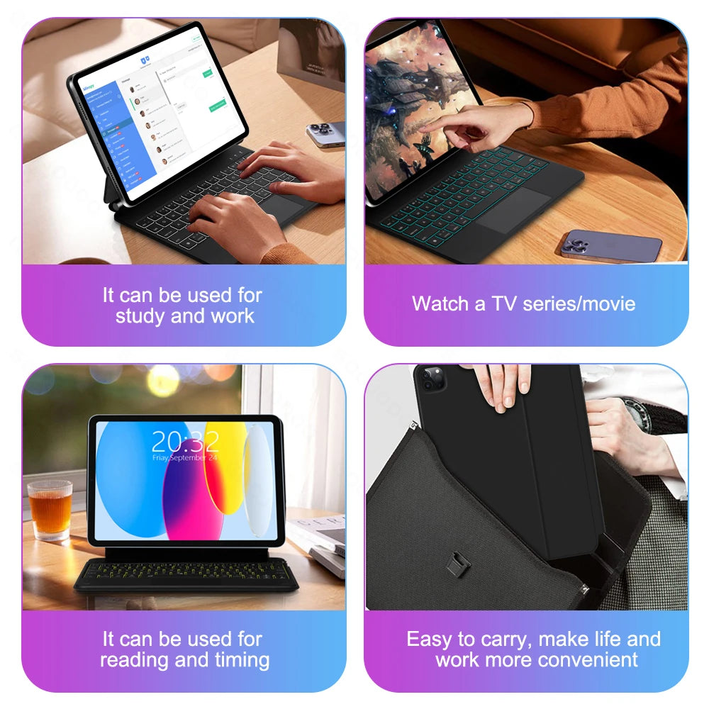 GOOJODOQ Magic Keyboard for iPad