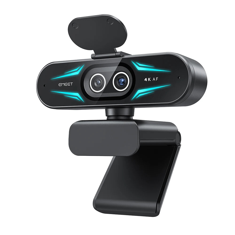 4K Webcam 1080P 60fps Web Camera EMEET C60E 4K Binocular