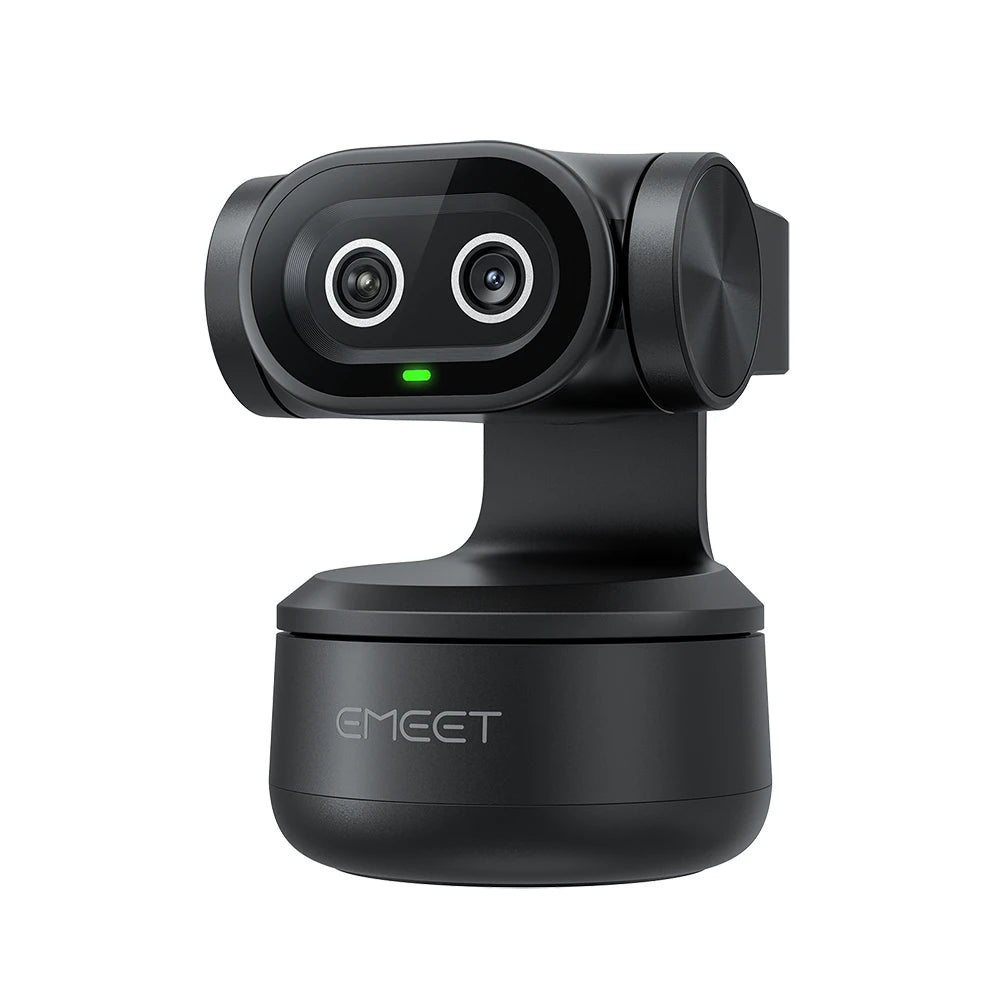 4K Webcam PTZ Web Camera Gesture Control Autofocus AI Tracking Video Camera for Streaming EMEET PIXY Dual-Camera With SonySensor