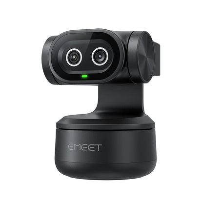 4K Webcam PTZ Web Camera Gesture Control Autofocus AI Tracking Video Camera for Streaming EMEET PIXY Dual-Camera With SonySensor