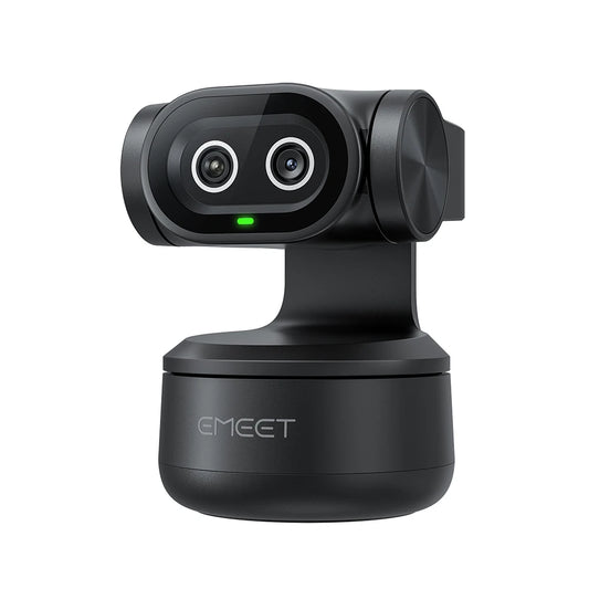 4K Webcam PTZ Web Camera Gesture Control Autofocus AI Tracking Video Camera for Streaming EMEET PIXY Dual-Camera With SonySensor