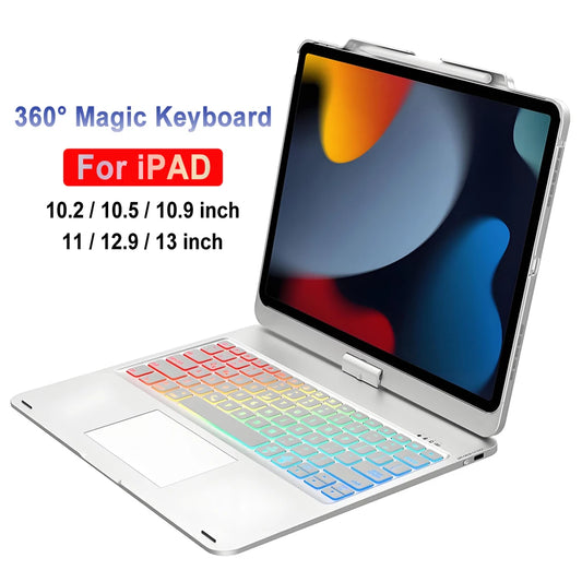 360° Magic Keyboard Case For iPad