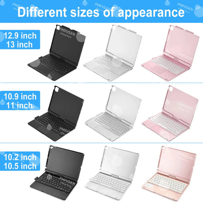 360° Magic Keyboard Case For iPad